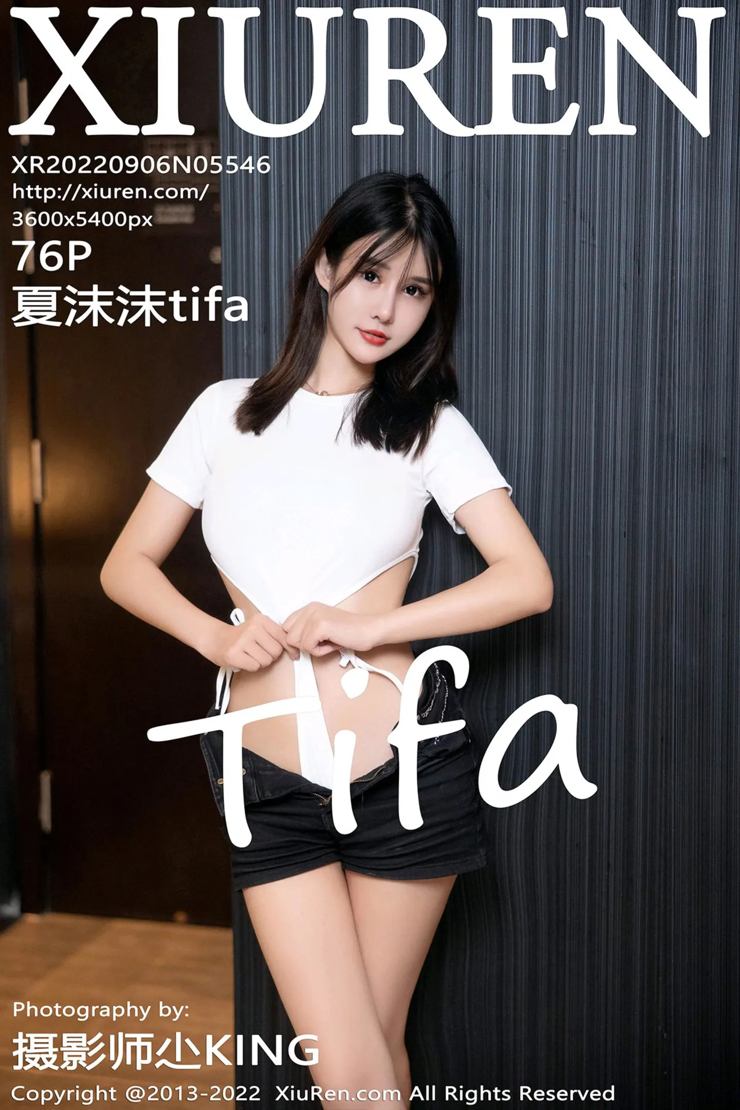 [XiuRen秀人网]No.5546_模特夏沫沫tifa脱黑色短裤露白色高叉连体衣秀完美身材诱惑写真76P-秀人网 - XiuRen.Xyz